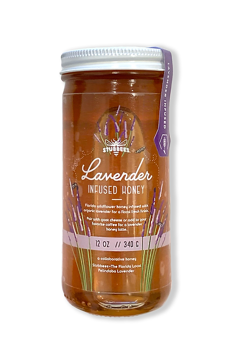 Lavender Infused Honey The Florida Local collaboration with Stubbees
